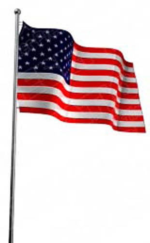 310x501 Us Flag Pole Clipart