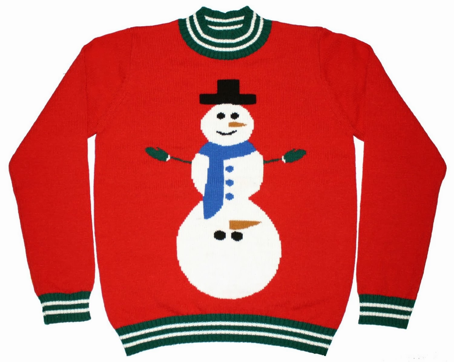 1500x1198 Snowman Ugly Christmas Sweater Clip Art