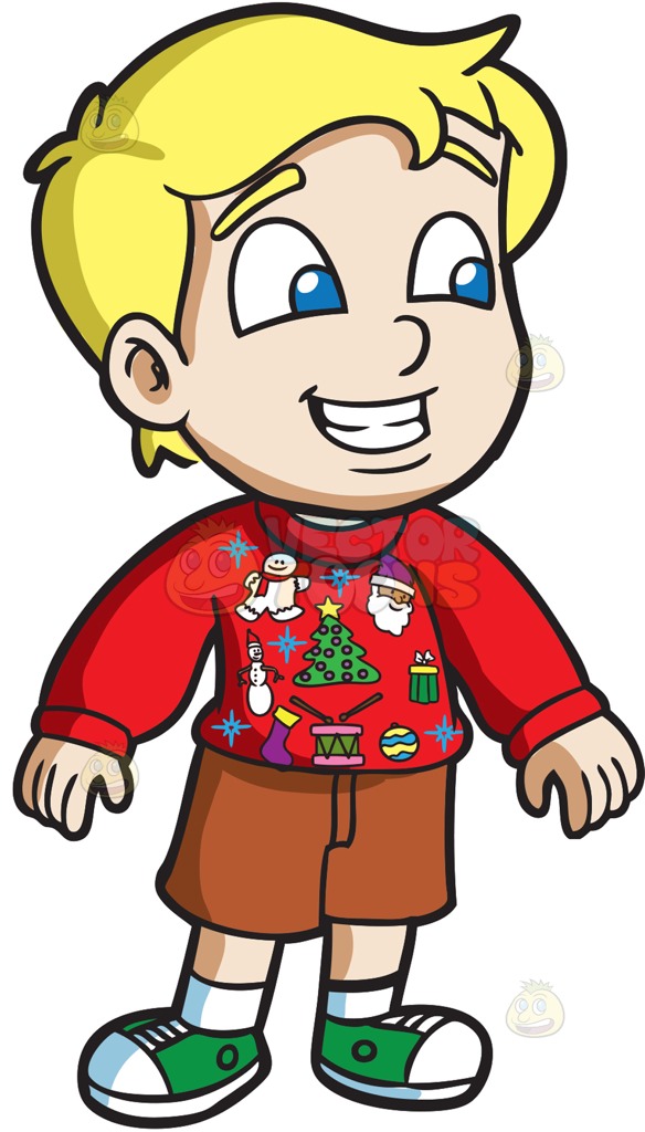 584x1024 A Curious Boy In An Ugly Christmas Sweater