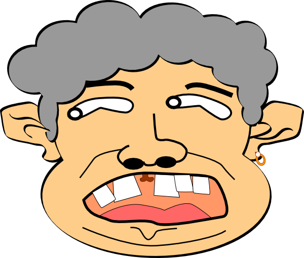 600x510 Ugly Face Clipart