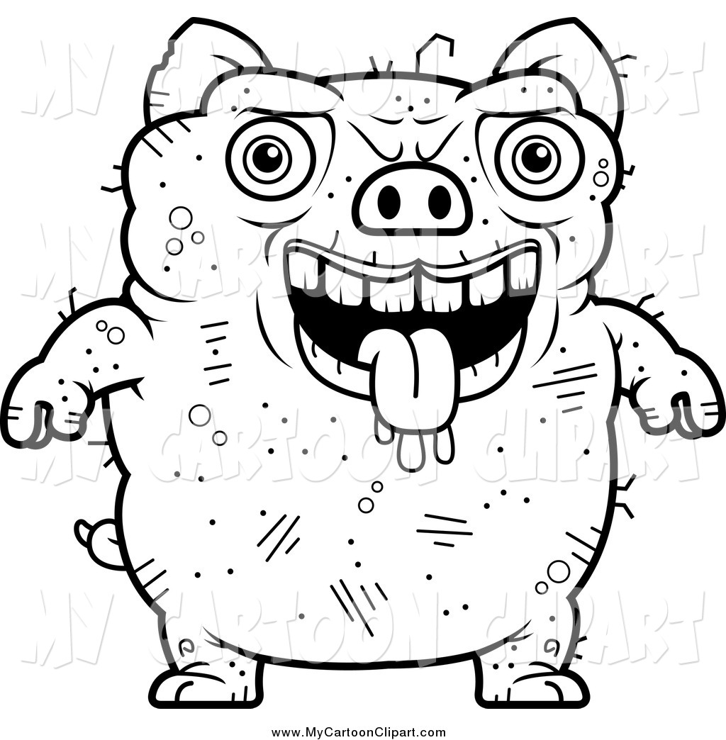 1024x1044 Ugly Pig Clipart