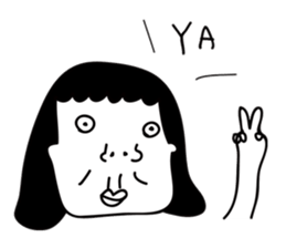 259x224 Ugly Girl Stickers By Li Xinxuan