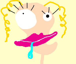 300x250 Ugly Girl Drool