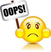 167x170 Oops Clip Art