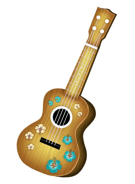 440x600 Guitar Clipart Hawaii