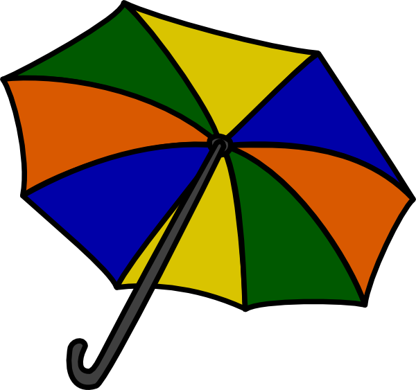 600x563 Umbrella Clip Art