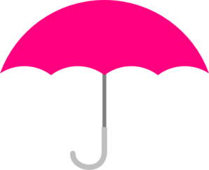 298x243 Pink Umbrella Clip Art