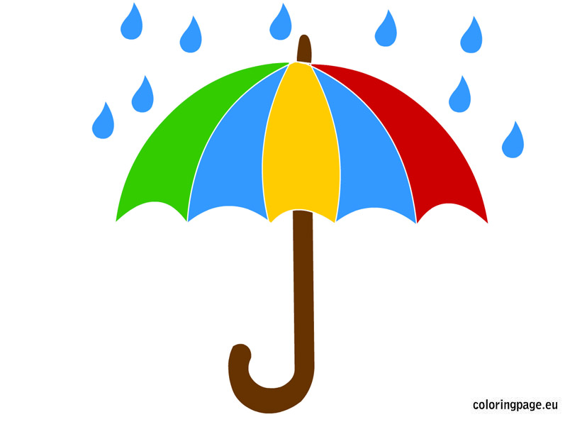 804x595 Umbrella In The Rain Clipart Clipartxtras