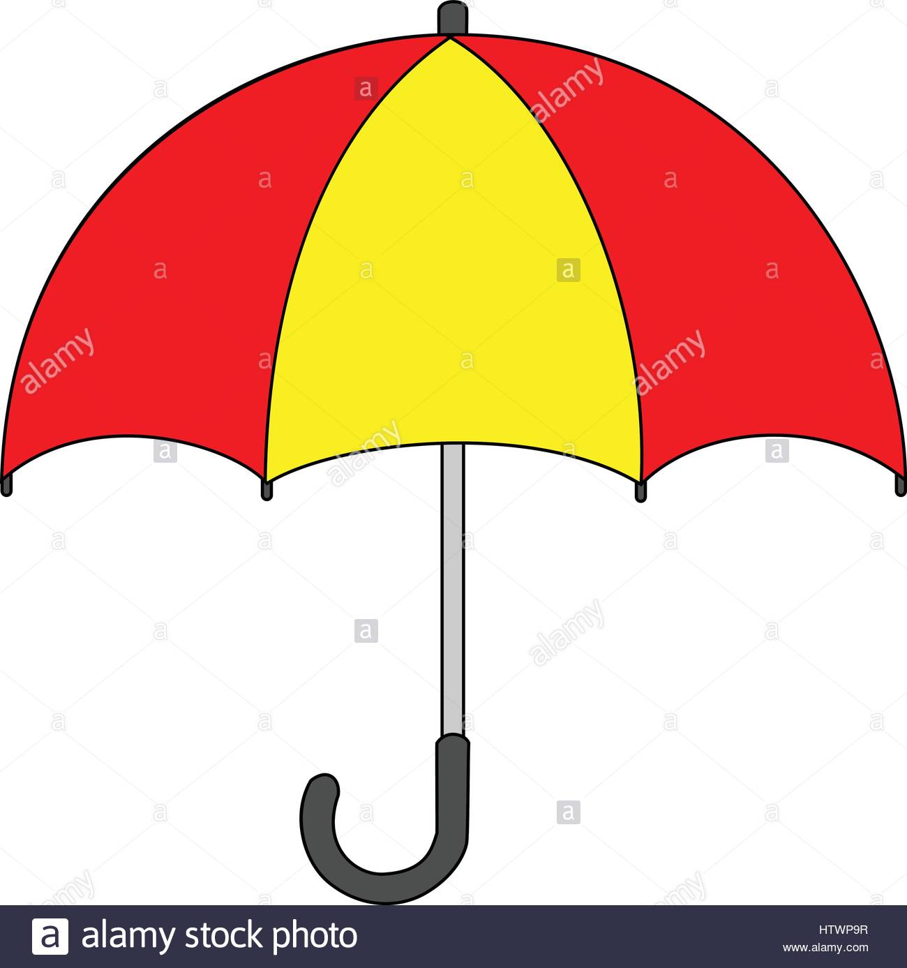 1300x1387 Illustration Of Isolated Umbrella Cartoon Drawing. Vector Eps 8