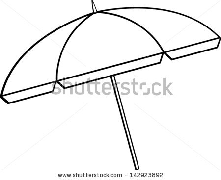 450x367 Umbrella Clipart Illustration