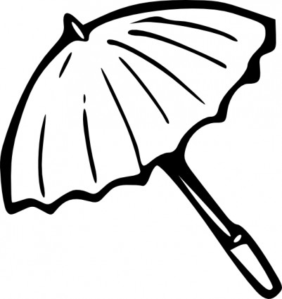 401x425 Umbrella Outline Clip Art Free Vector In Open Office Drawing Svg