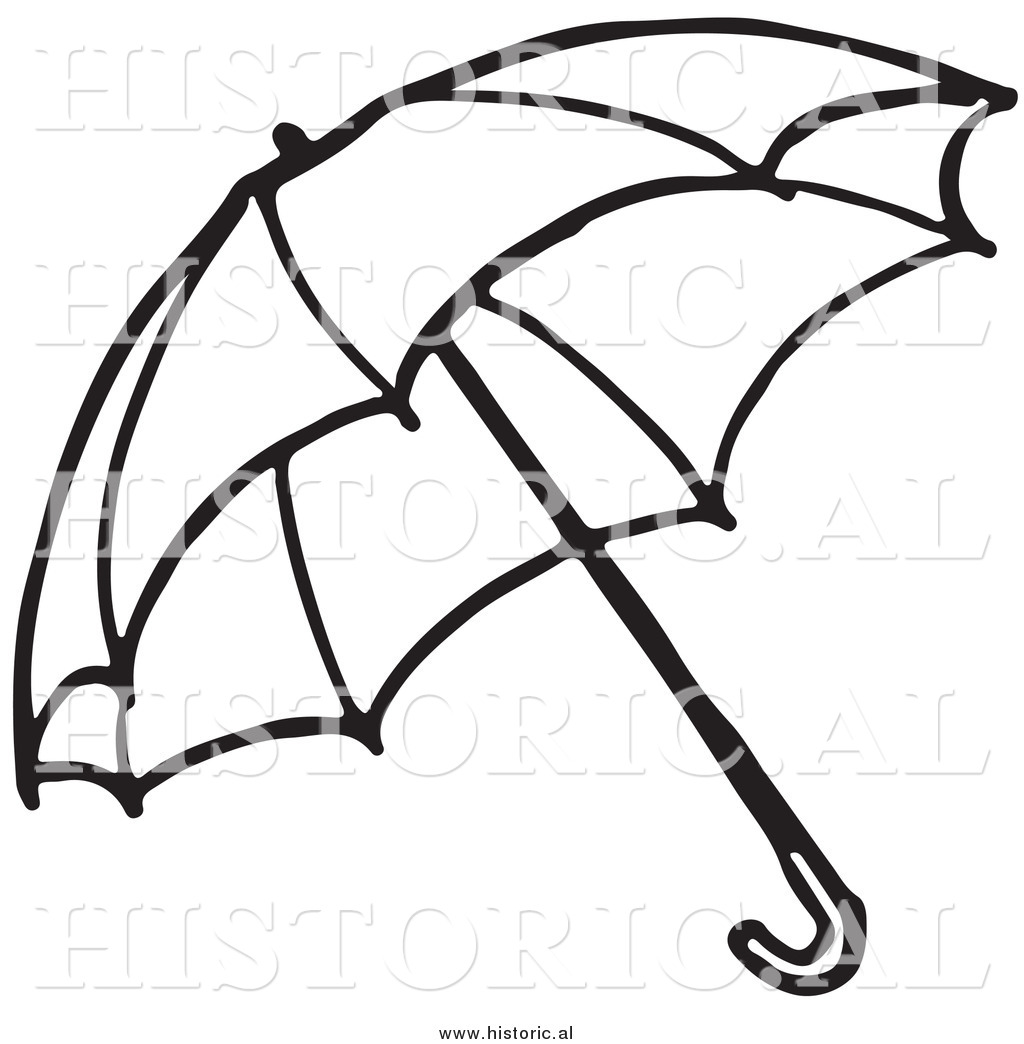 1024x1044 Clipart Of An Opened Umbrella