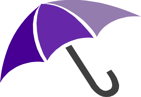 600x415 Open Umbrella Clipart