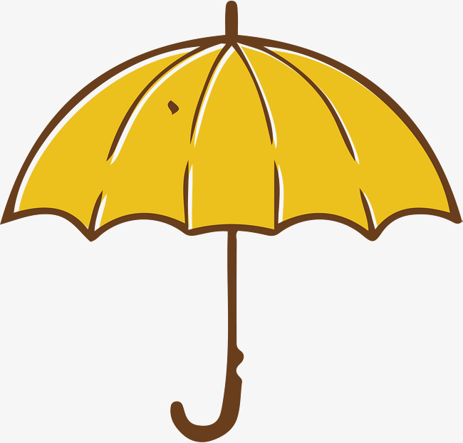 650x622 Yellow Umbrella, Vector Png, Umbrella Png And Vector For Free Download