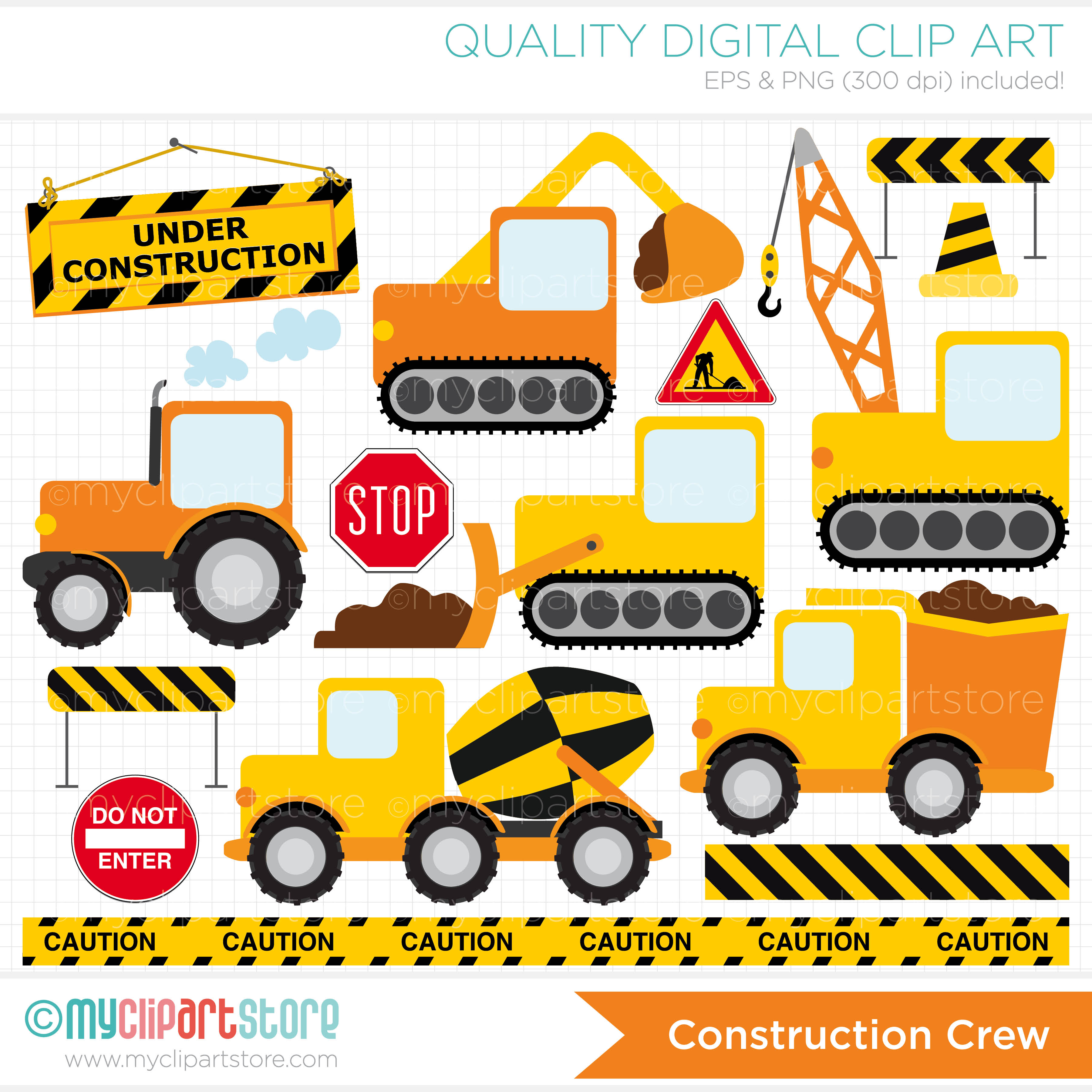 3600x3600 Construction Site Clipart