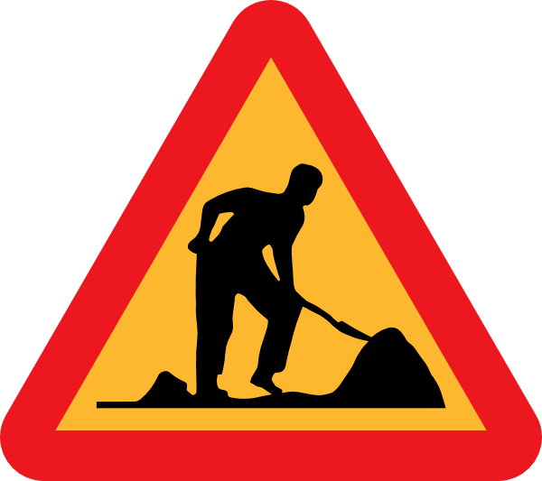 600x533 Free Construction Sign Clipart Image
