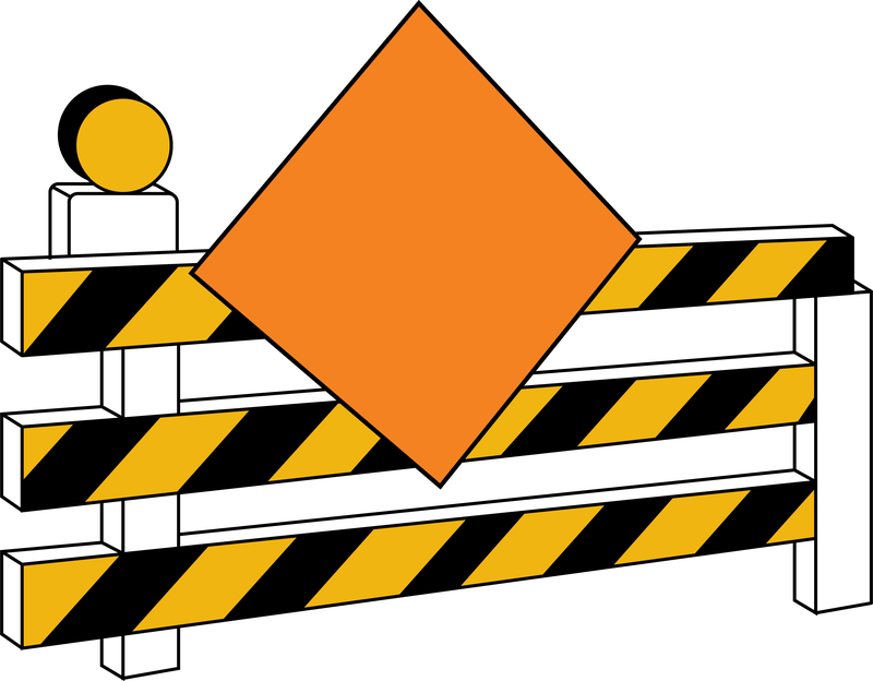 800x624 Under Construction Sign Board Vector