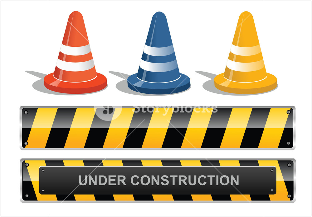 1000x697 Site Under Construction Royalty Free Stock Image