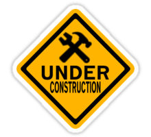 220x200 Under Construction Stickers By Diabolical Redbubble