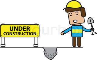 320x199 Under Construction Vector Background Stock Vector Colourbox