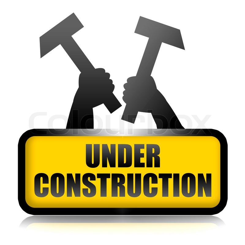800x800 Under Construction Sign Stock Photo Colourbox