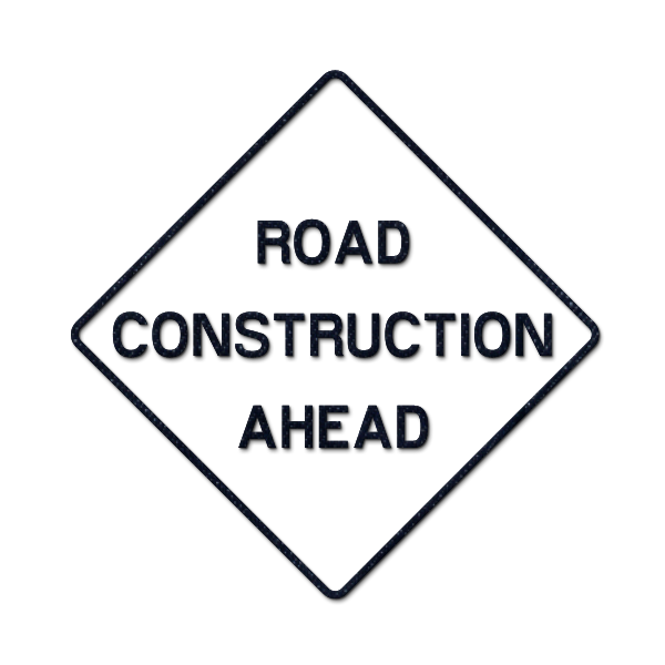 600x600 Road Work Ahead Sign Clip Art Clipart Collection