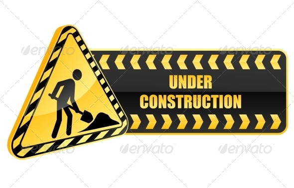 590x378 Under Construction Icon And Warning Sign By Seamartini Graphicriver