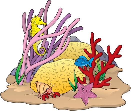 525x446 Reef Clipart Under Sea