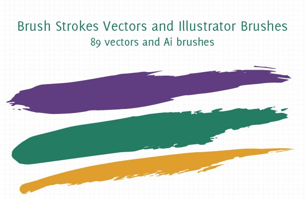 615x400 Brushstroke Cliparts