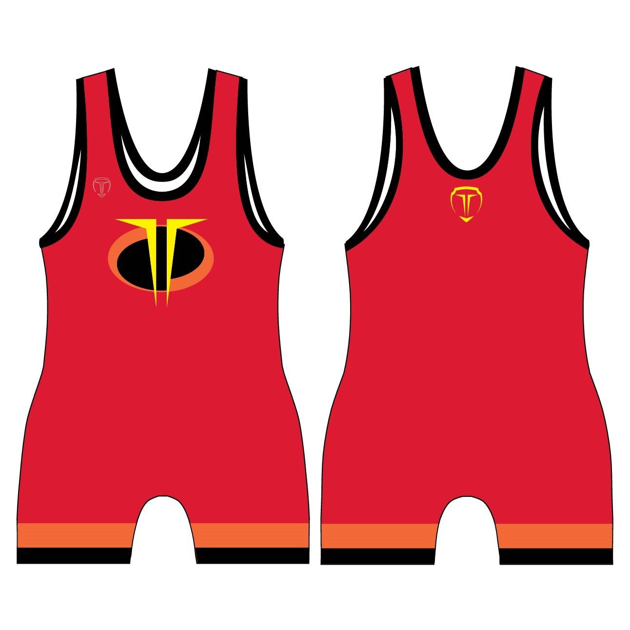 1292x1292 The Supers Wrestling Singlet (Made To Order) Takedown Sportswear