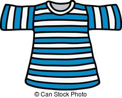 240x194 Striped Shirt Clip Art