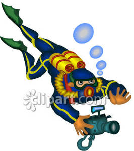 266x300 Camera Held By A Scuba Diver