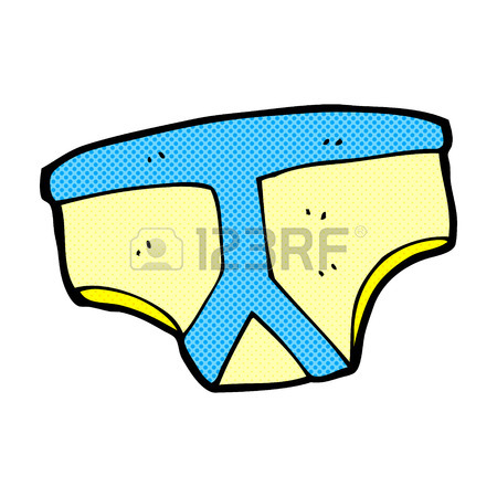 450x450 Retro Comic Book Style Cartoon Underpants Royalty Free Cliparts