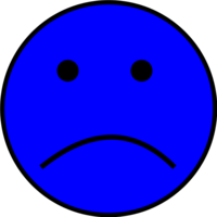 200x200 Sad Face Clipart