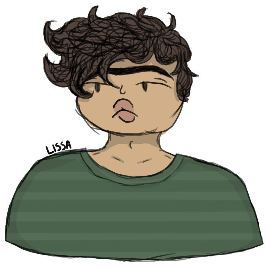 910x910 Guy With A Unibrow By Little Lissa