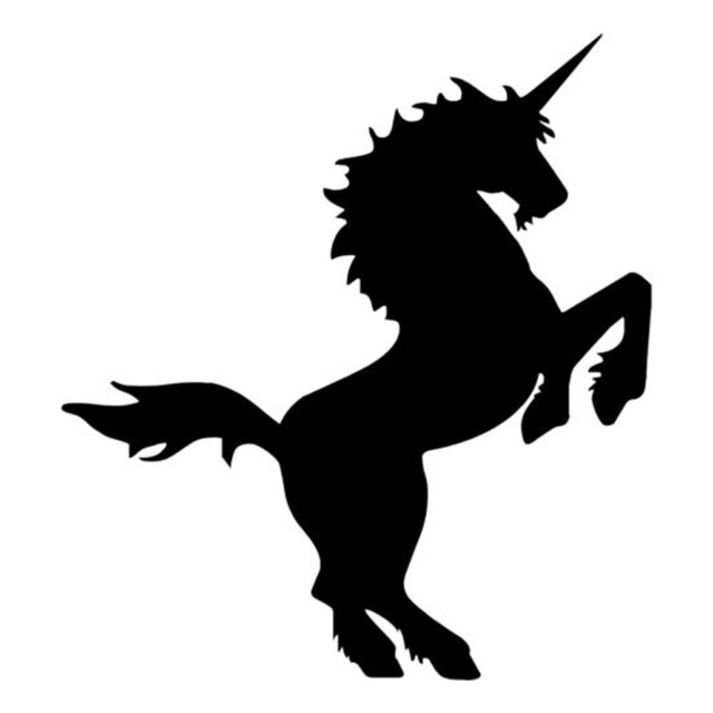640x640 8.69.5cm Unicorn Vinyl Car Stickers Motorcycle Decals Window