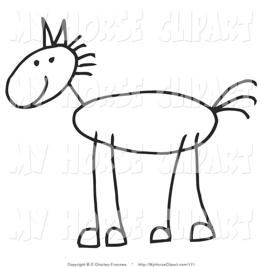 1024x1044 Unicorn Clipart Stick Figure