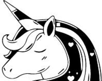 340x270 Unicorn Silhouette Etsy