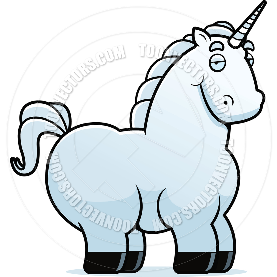 940x940 Cartoon Unicorn By Cory Thoman Toon Vectors Eps