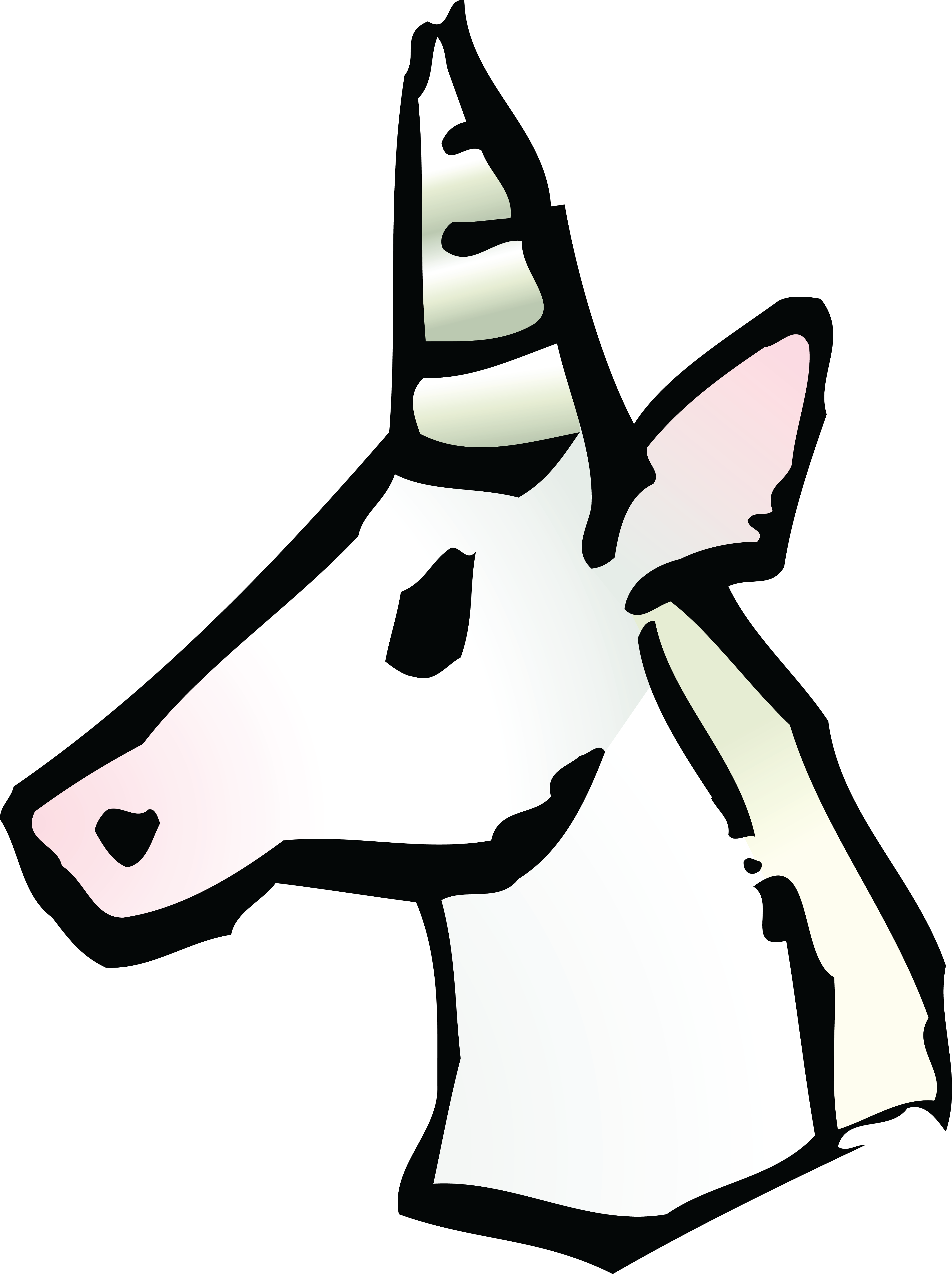 4000x5351 Free Clipart Of A Unicorn Avatar