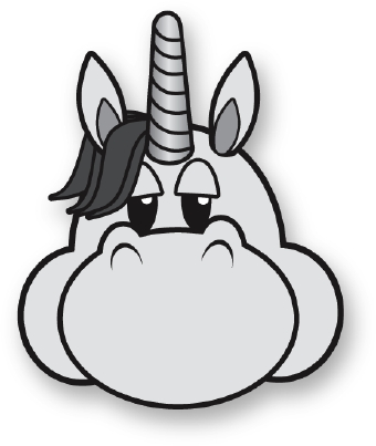 340x403 Unicorn Fantasy Clip Art 2 Image