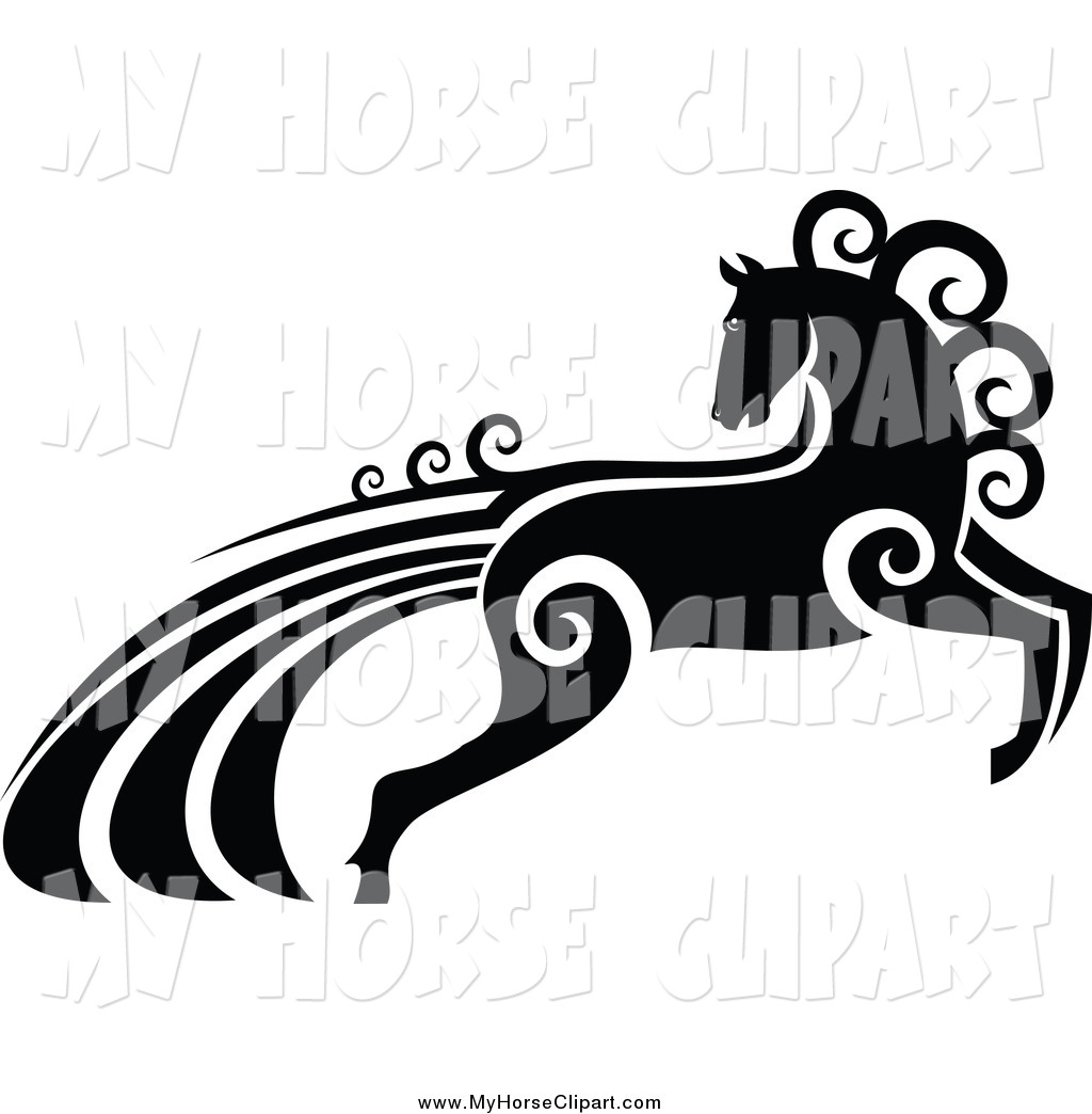 1024x1044 Royalty Free Black And White Stock Horse Designs