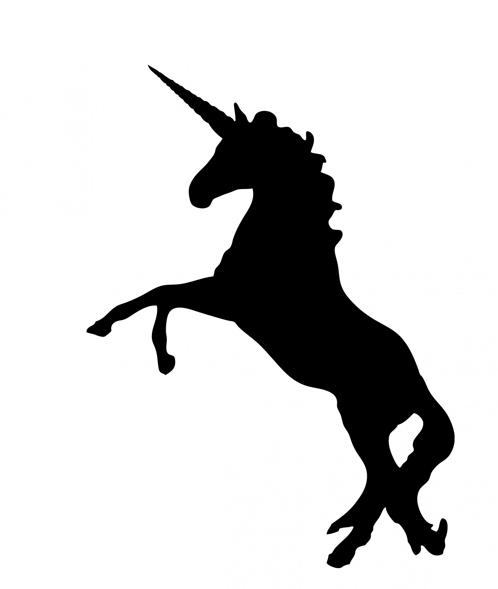 1624x1919 Unicorn Clipart