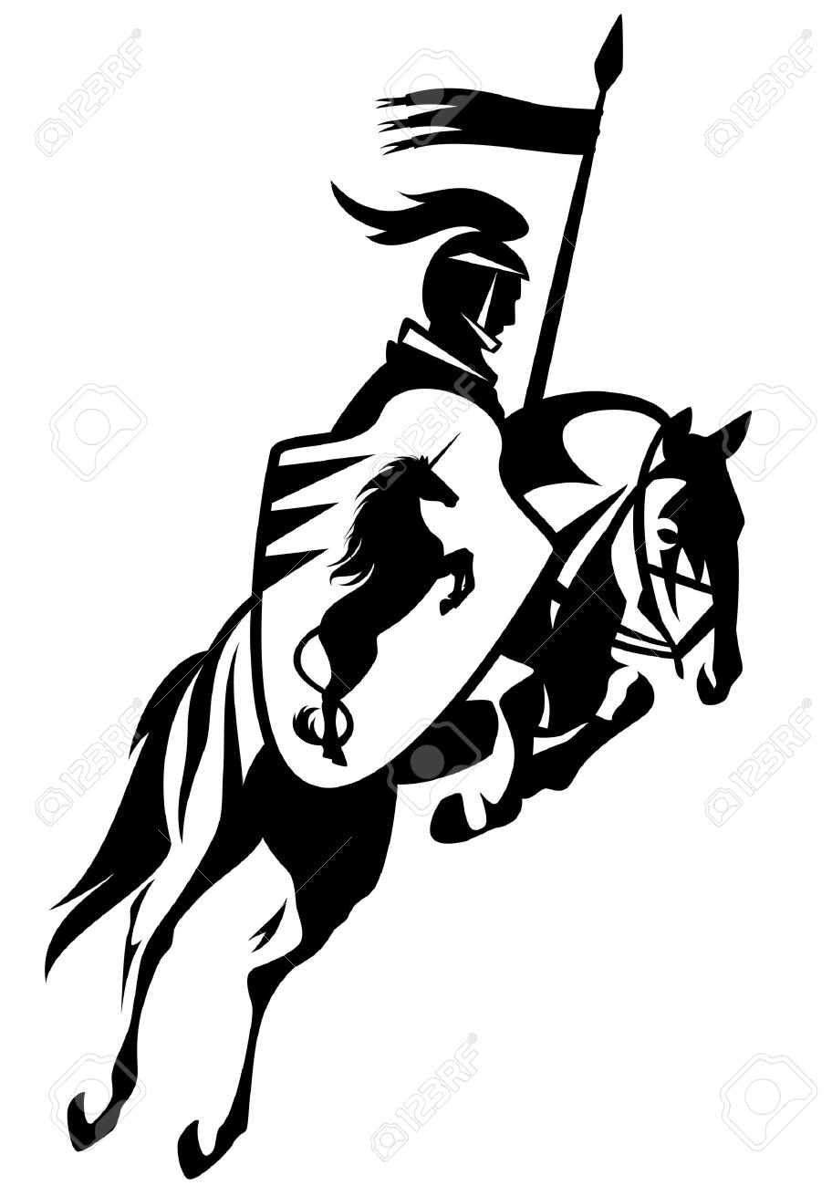 912x1300 Unicorn Clipart Medieval