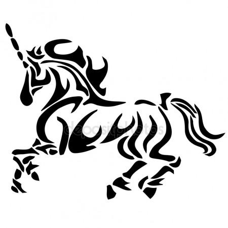 450x450 Unicorn Tattoo Stock Vectors, Royalty Free Unicorn Tattoo