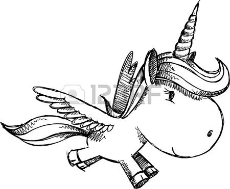 450x371 Cute Unicorn Pegasus Vector Illustration Art Royalty Free Cliparts