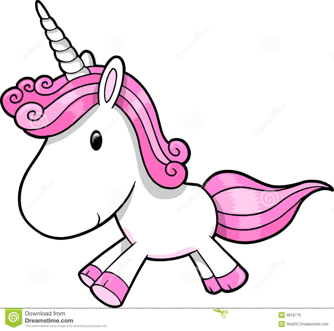 1300x1290 Cute Unicorn Clipart Free