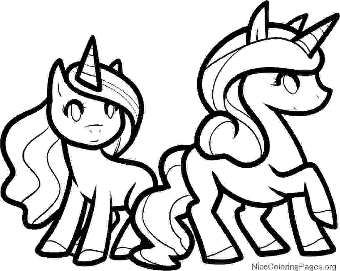 1100x876 Unicorn Coloring Pages