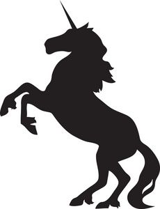 230x300 Unicorn Silhouette Clip Art