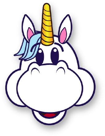 340x438 Unicorn Clipart Face